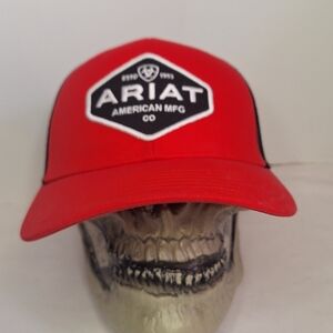 Ariat Red Baseball Cap